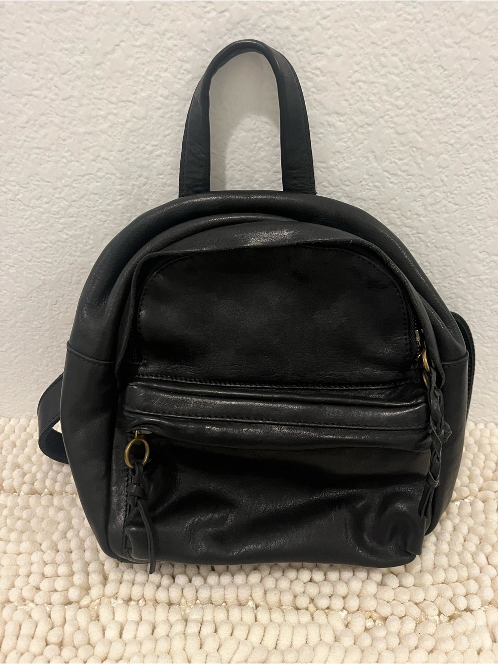 Madewell “Lorimer” Mini Leather Backpack